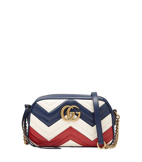 red blue white gucci bag